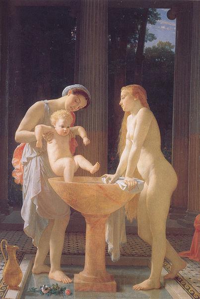 Marc Charles Gabriel Gleyre The Bath France oil painting art